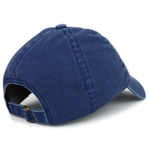 Trendy Apparel Shop Touch Down Football Embroidered Washed Cotton Baseball Cap