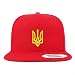 Trendy Apparel Shop Ukrainian National Symbol Embroidered Flatbill Snapback Cap