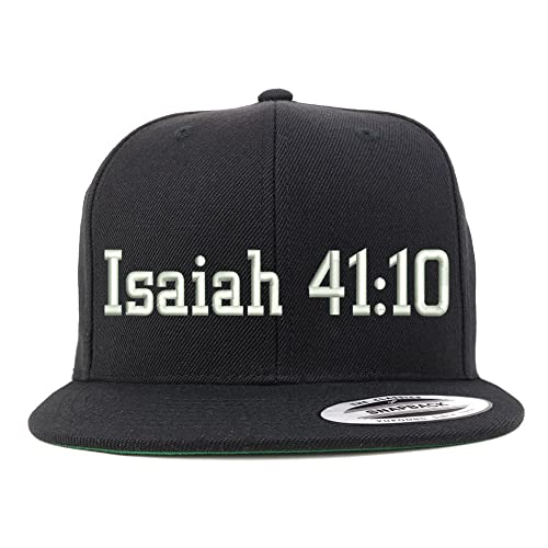 Trendy Apparel Shop Isaiah 41:10 Embroidered Flatbill Snapback