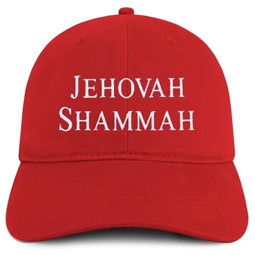 Trendy Apparel Shop Jehovah Shammah Embroidered Soft Cotton Baseball Cap