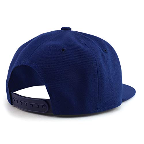 Trendy Apparel Shop Infant to Youth Plain Structured Flatbill Snapback Cap