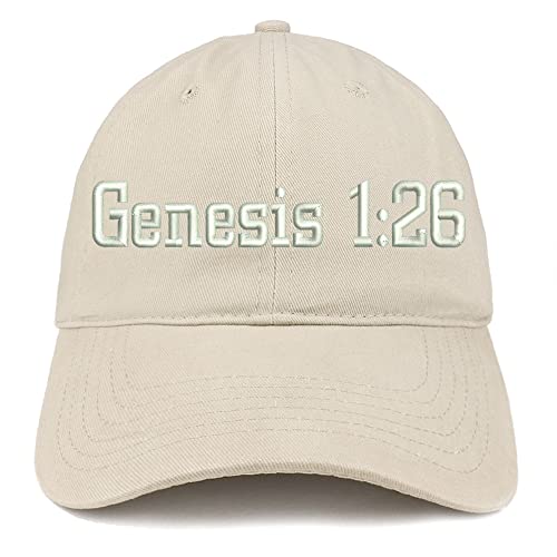 Trendy Apparel Shop Genesis 1:26 Low Profile Soft Cotton Baseball Cap