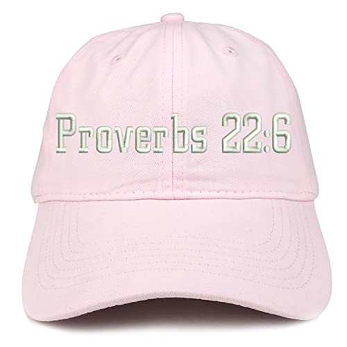 Trendy Apparel Shop Proverbs 22: 6 Low Profile Soft Cotton Baseball Cap