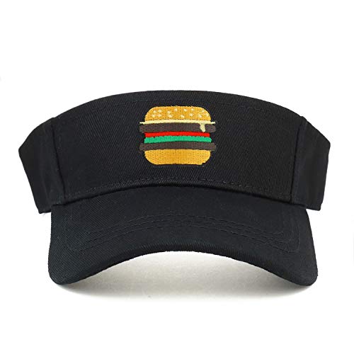 Trendy Apparel Shop Burger Patch Cotton Infant Summer Visor Cap