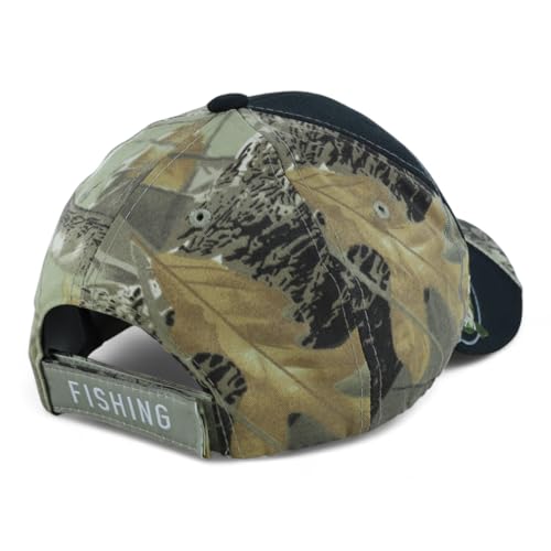 Trendy Apparel Shop 6 Panel Structured Fishing Embroidered Ball Cap