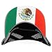 Trendy Apparel Shop 5 Panel Structured Trucker Cap with Mexico Flag Design Undervisor