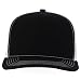 Trendy Apparel Shop 5 Panel Structured Trucker Cap with Mexico Flag Design Undervisor