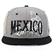 Trendy Apparel Shop Mexico Guadalupe Embroidered Flat Bill Snapback Cap