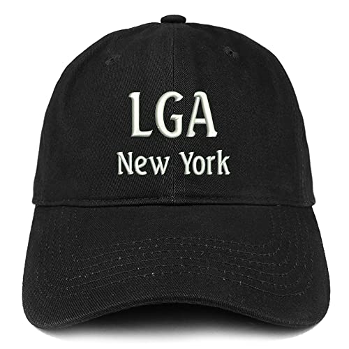 Trendy Apparel Shop LGA New York Low Profile Soft Cotton Baseball Cap