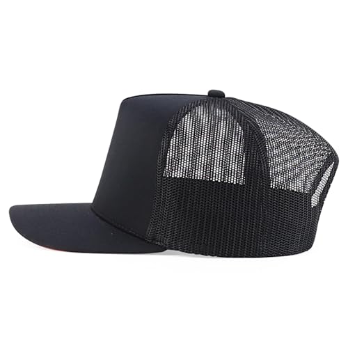 Trendy Apparel Shop 5 Panel Structured Trucker Cap with Mexico Flag Design Undervisor