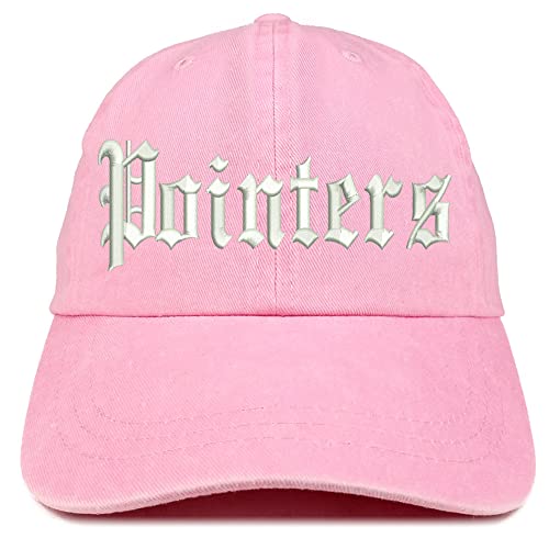 Trendy Apparel Shop Old English Pointers Washed Pigment Dyed Baseball Cap