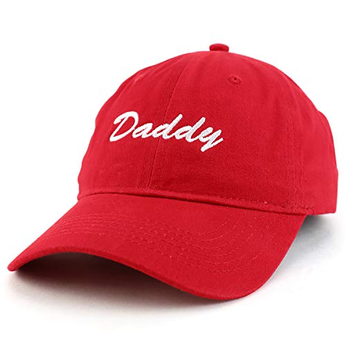 Trendy Apparel Shop Daddy Script Font Embroidered Low Profile Soft Cotton Baseball Cap