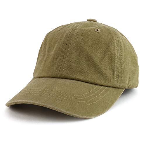Trendy Apparel Shop Youth Unstructured Pigment Dyed Washed Baseball Cap