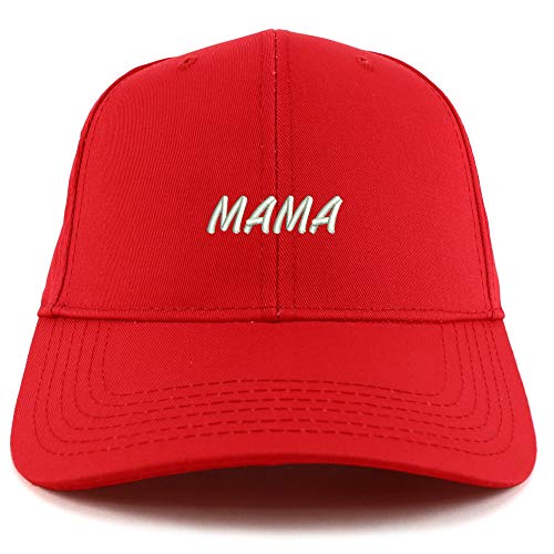 Trendy Apparel Shop Mama Embroidered Sturctured Baseball Cap