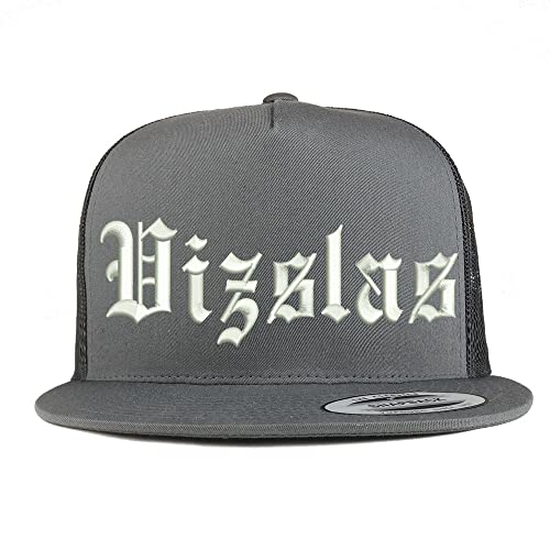 Trendy Apparel Shop Old English Vizslas 5 Panel Flatbill Trucker Cap