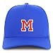 Trendy Apparel Shop Letter M Varsity Font 5 Panel Structured Baseball Cap