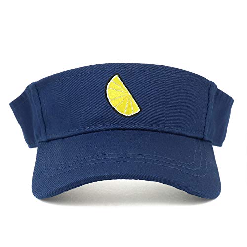Trendy Apparel Shop Lemon Patch Cotton Infant Summer Visor Cap