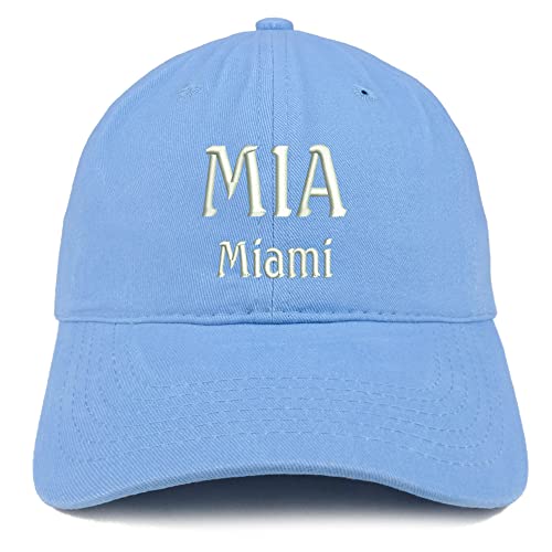 Trendy Apparel Shop MIA Miami Low Profile Soft Cotton Baseball Cap