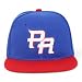 Trendy Apparel Shop Puerto Rico Embroidered Round Flat Bill Snapback Cap