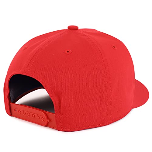 Trendy Apparel Shop Big Ladybug Embroidered Patch Structured 5 Panel Pro Style Baseball Cap