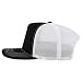 Trendy Apparel Shop 5 Panel Structured Trucker Cap with Mexico Flag Design Undervisor