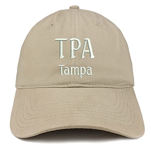 Trendy Apparel Shop TPA Tampa Low Profile Soft Cotton Baseball Cap