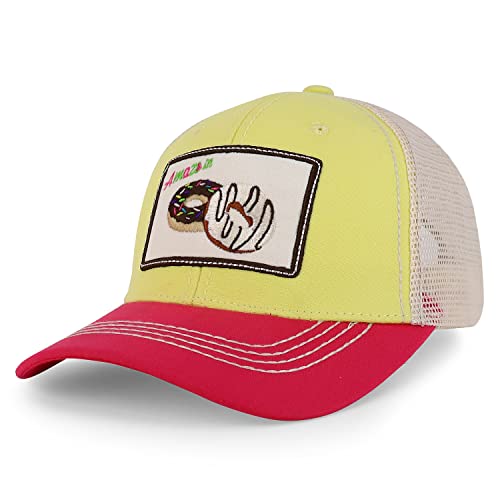 Trendy Apparel Shop Square Sweet Deserts Embroidered Trucker Baseball Cap