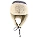 Trendy Apprel Shop Warm Winter Fur Ear Flaps Sherpa Lined Trooper Hat