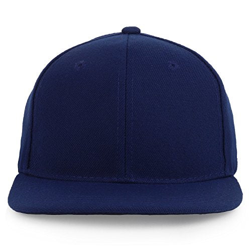 Trendy Apparel Shop Infant to Toddler Kid's Plain Structured Flatbill Snapback Cap