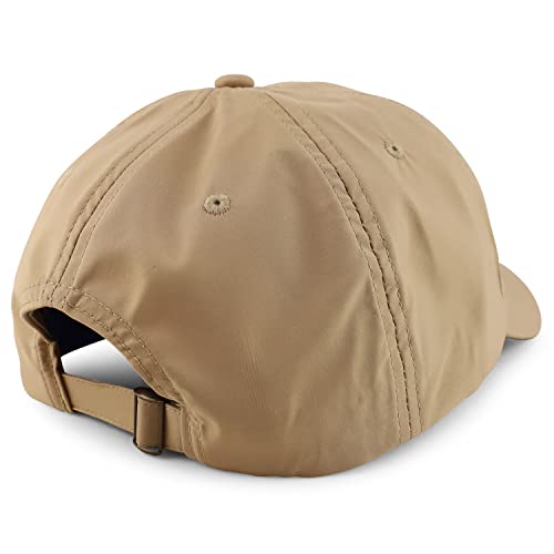 Trendy Apparel Shop Oversized XXL Unstructured Athletic Sweat Proof Sports Performance Cap