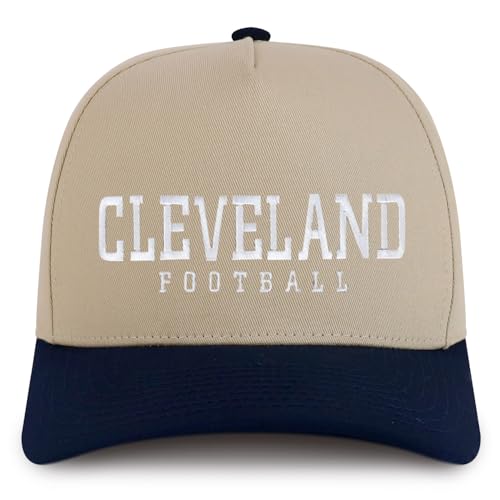 Trendy Apparel Shop Cleverland Embroidered 5 Panel Structured Baseball Cap