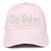 Trendy Apparel Shop The Bishop Old English Low Profile Soft Cotton Baseball Cap