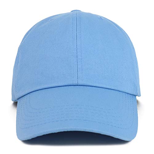 Trendy Apparel Shop Oversize XXL Plain Unstructured Soft Crown Cotton Dad Hat