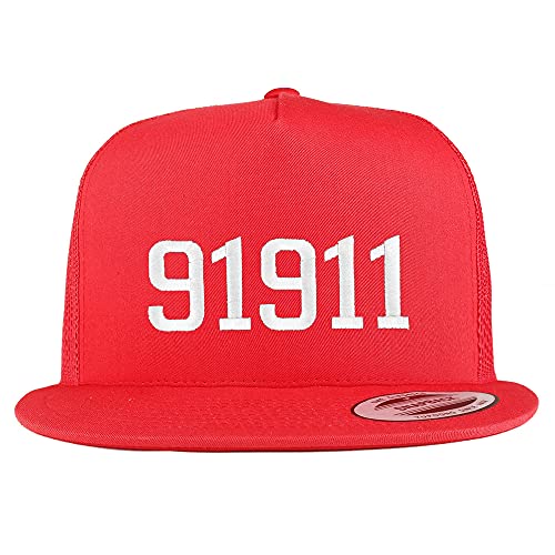 Trendy Apparel Shop 91911 Chula Vista CA Old English 5 Panel Flatbill Trucker Cap