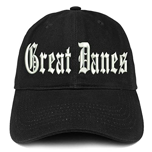 Trendy Apparel Shop Old English Great Danes Low Profile Soft Cotton Baseball Cap
