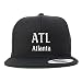Trendy Apparel Shop ATL Atlanta Embroidered Flatbill Snapback