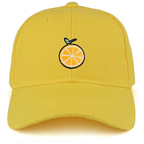 Trendy Apparel Shop Orange Patch Structured Infant Baseball Cap