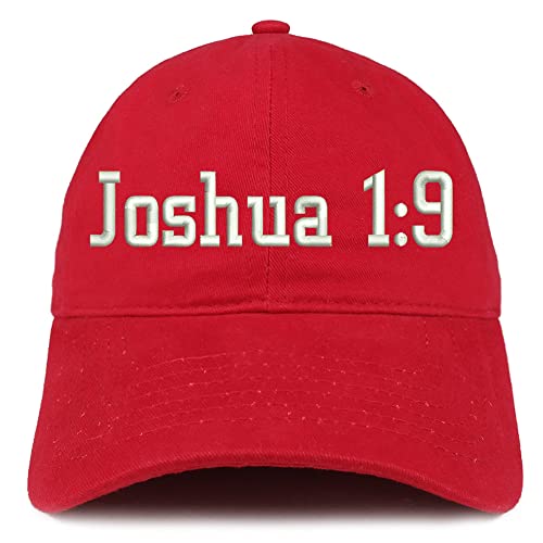 Trendy Apparel Shop Joshua 1:9 Low Profile Soft Cotton Baseball Cap