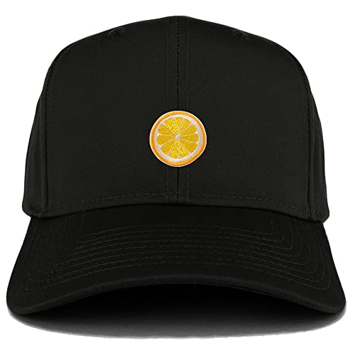 Trendy Apparel Shop Orange Fruit Patch Structured Orange Fruit Cap