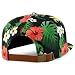 Trendy Apparel Shop Floral Print Unstructured 5 Panel Flatbill Rope Baseball Cap