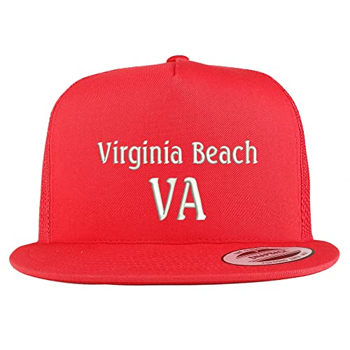Trendy Apparel Shop Virginia Beach VA Embroidered 5 Panel Flatbill Trucker Cap