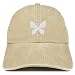 Trendy Apparel Shop Butterfly Embroidered Pigment Dyed Washed Baseball Cap