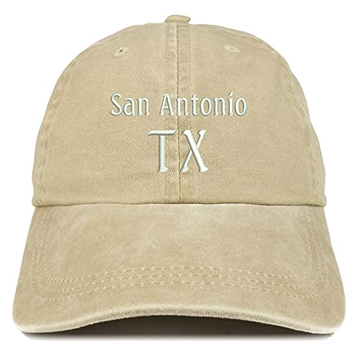 Trendy Apparel Shop San Antonio TX Embroidered Pigment Dyed Washed Baseball Cap