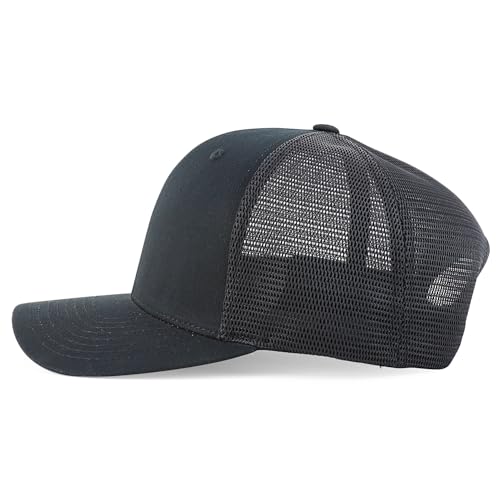 Trendy Apparel Shop Structured 6 Panel Stretchy Mesh Snapback Cap