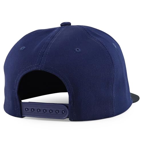 Trendy Apparel Shop Mexico States with Eagle Embroidered Flatbill Snapback Cap