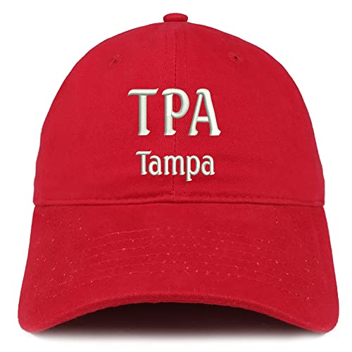 Trendy Apparel Shop TPA Tampa Low Profile Soft Cotton Baseball Cap