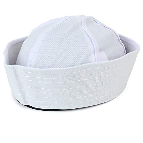 Trendy Apparel Shop Novelty Sailor Costume Hat - White