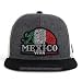 Trendy Apparel Shop Mexico Eagle Embroidered Laser Punching Mesh Back Flatbill Snapback Cap