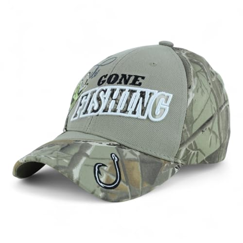 Trendy Apparel Shop 6 Panel Structured Fishing Embroidered Ball Cap