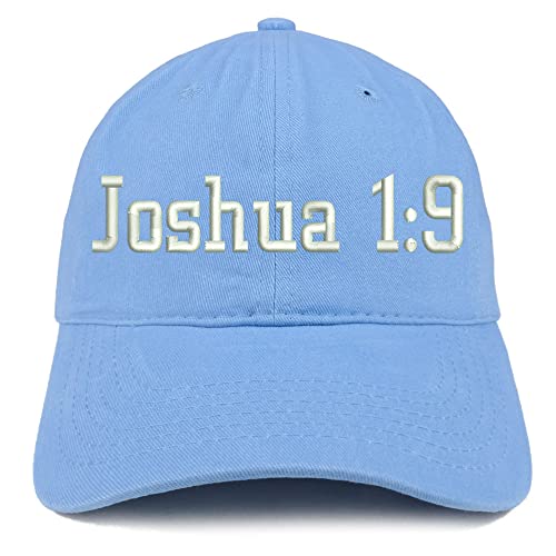 Trendy Apparel Shop Joshua 1:9 Low Profile Soft Cotton Baseball Cap